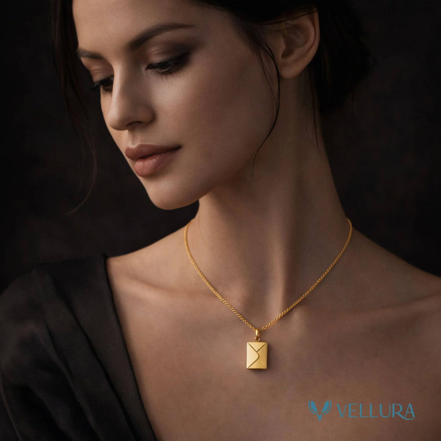 Envelope Letter Necklace