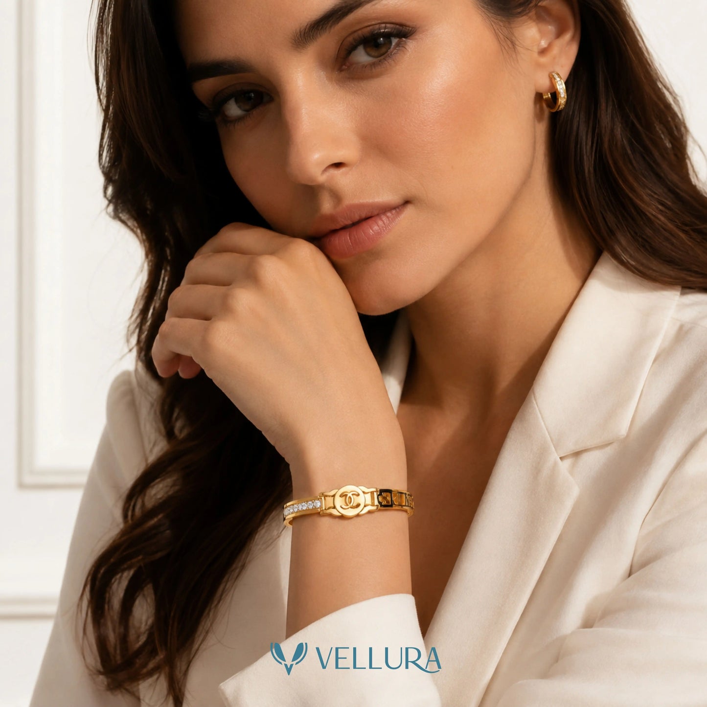 Luxury CC Inspired Gold Bracelet