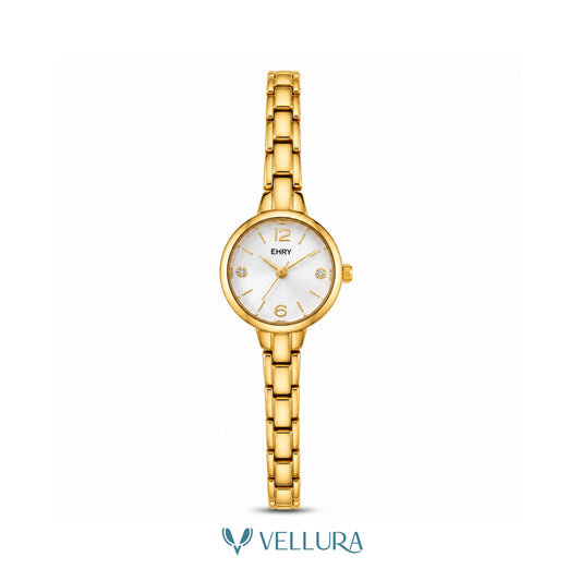 Gold Quartz Women's Wrist Watch