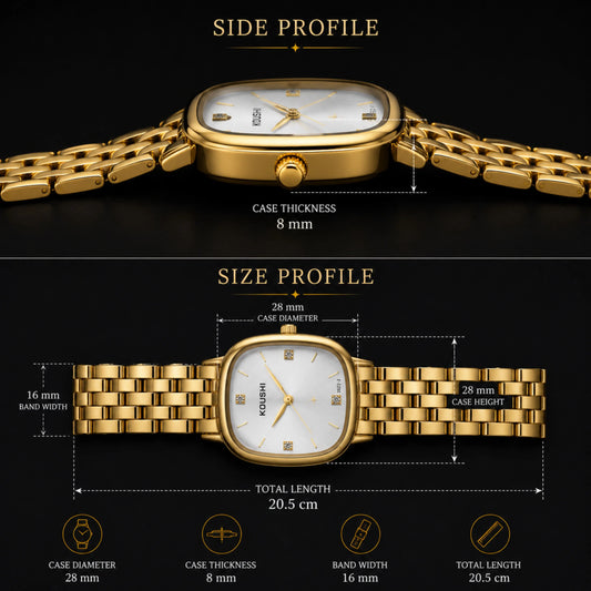 Gold UNISEX Watch