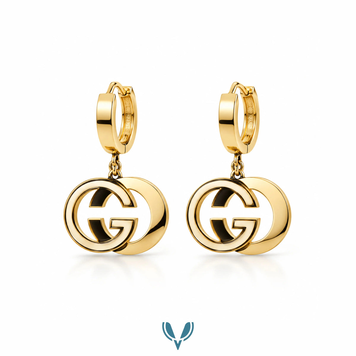 GG Inspired Gold Drop Earrings