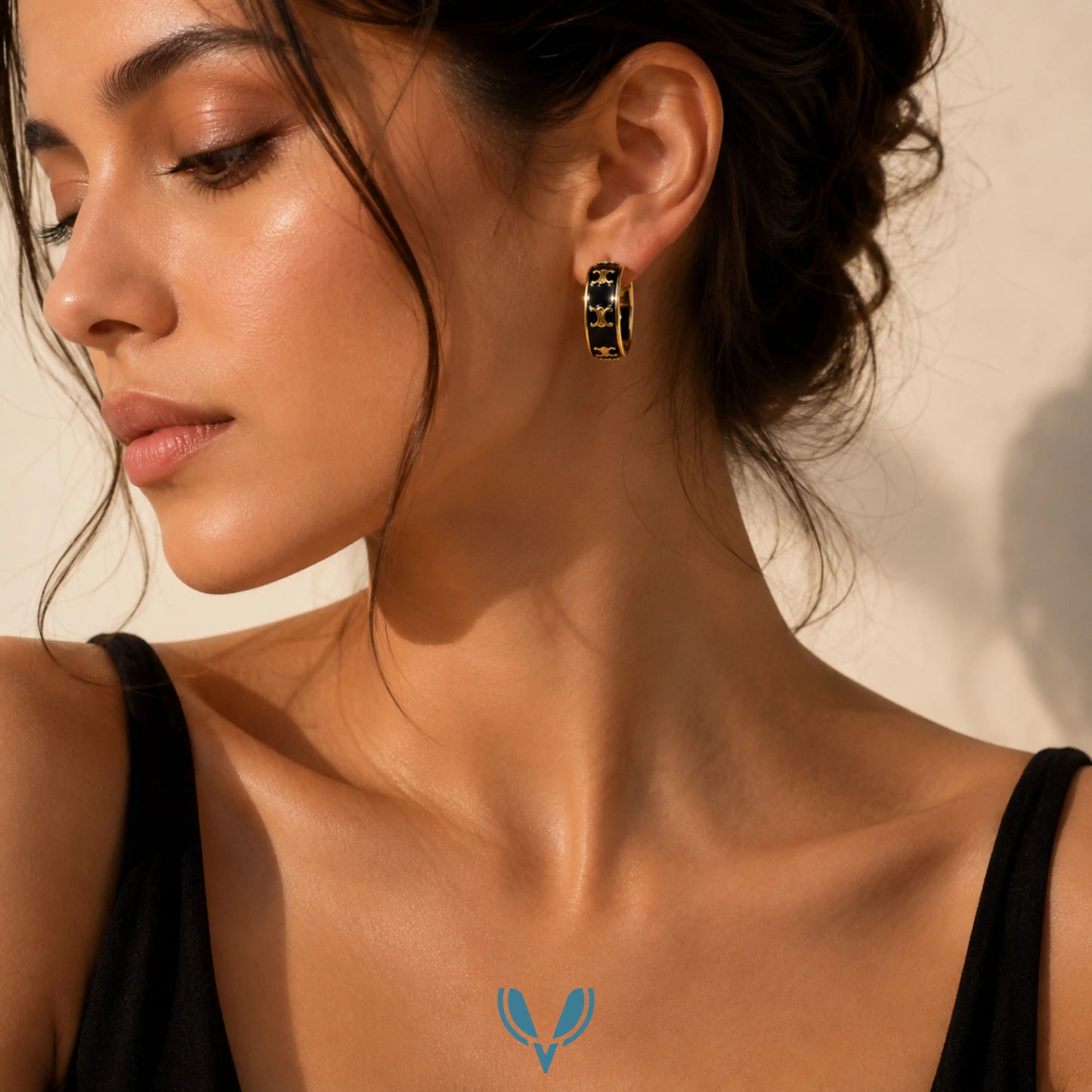 Tory' Inspired Hoop Earrings