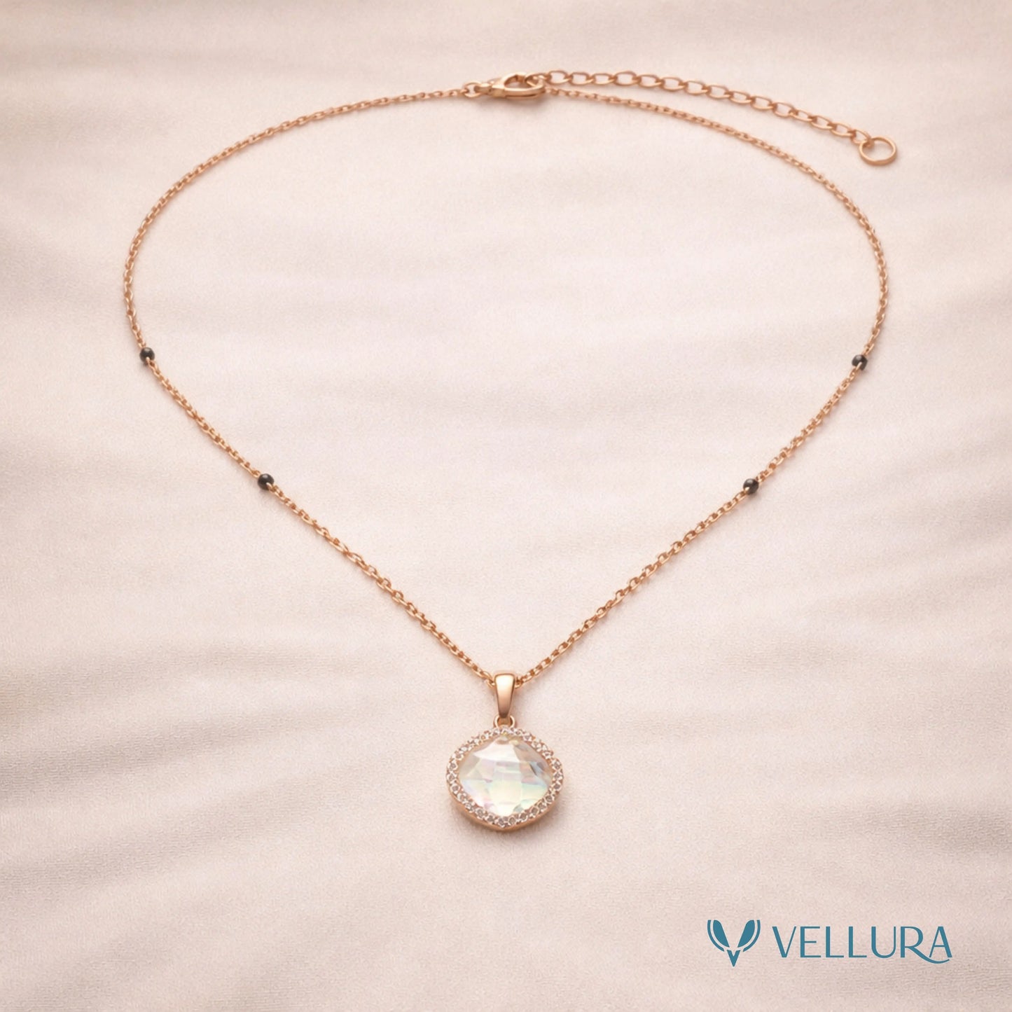 Rose Gold Minimal Mangalsutra