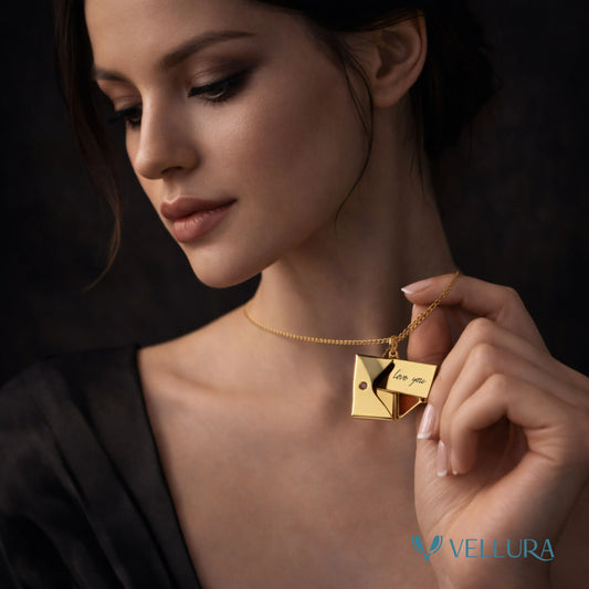 Envelope Letter Necklace