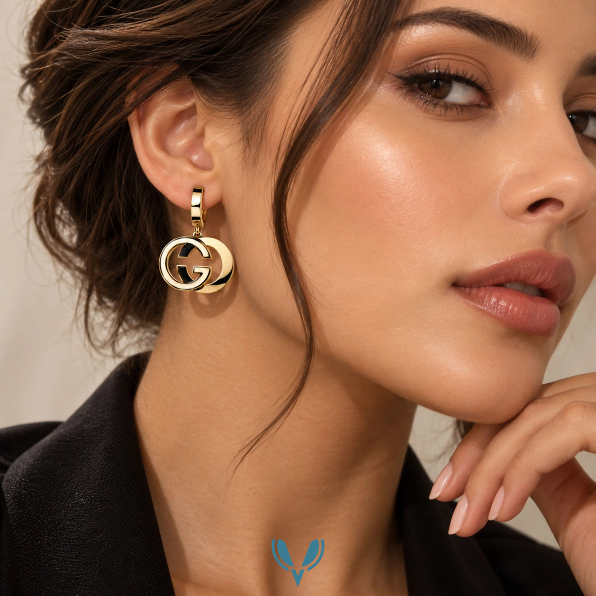 GG Inspired Gold Drop Earrings