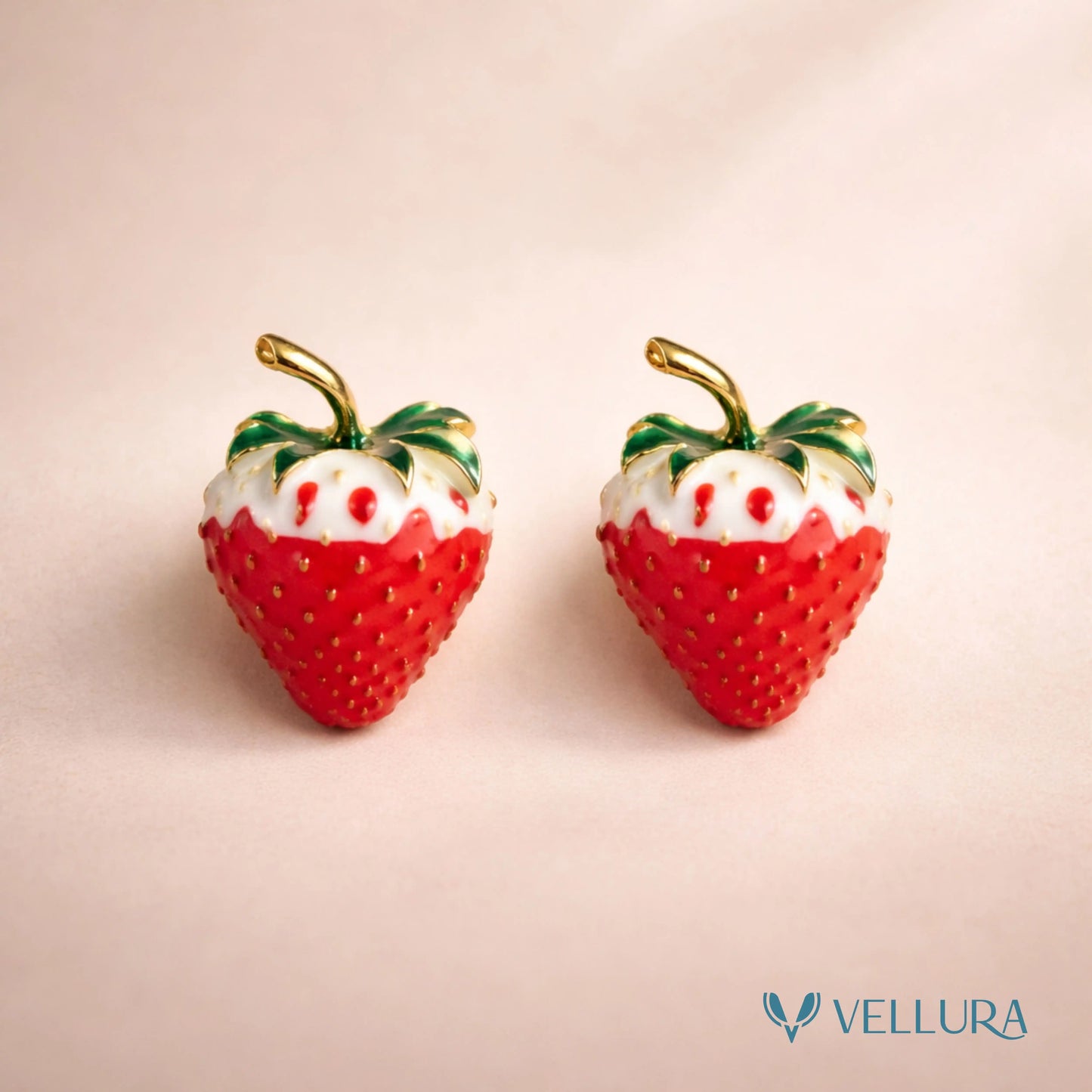 Cute Strawberry Stud Earrings