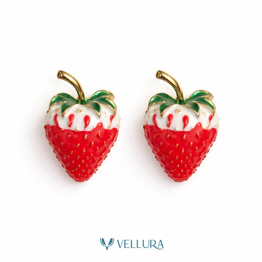 Cute Strawberry Stud Earrings