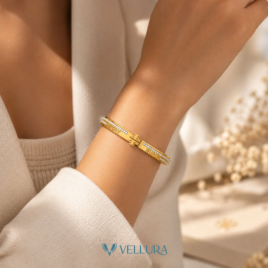 TORY INSPIRED CRYSTAL BRACELET