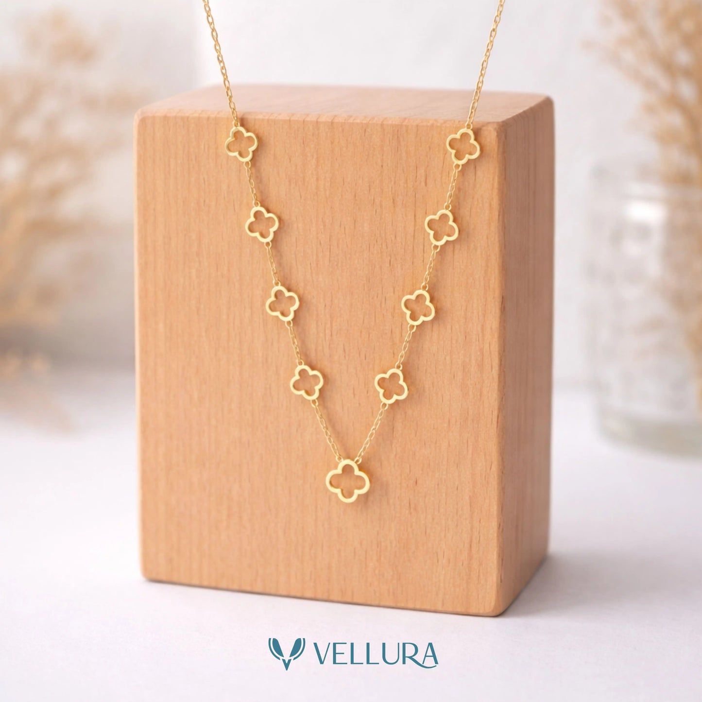 Clover Gold Necklace