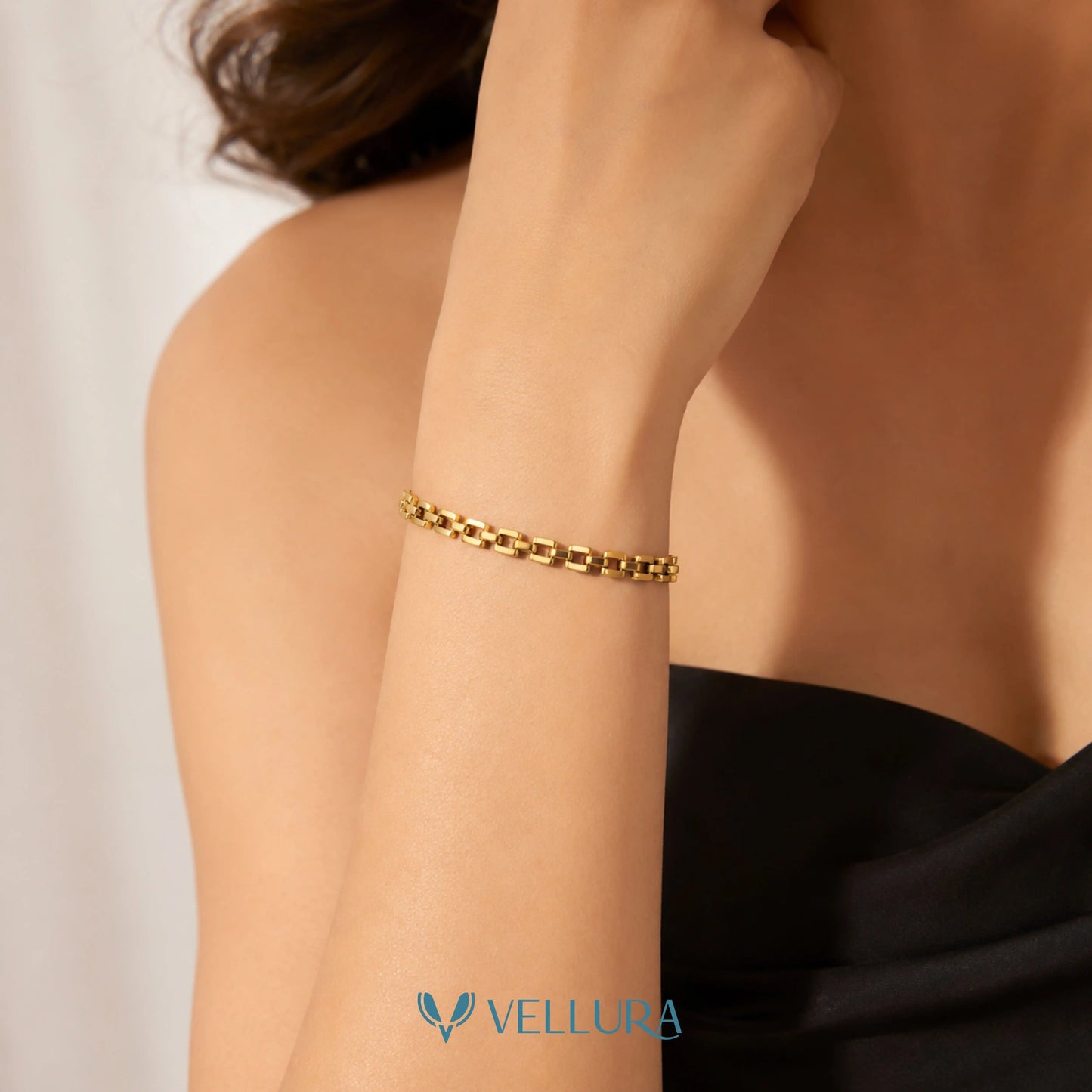 Gold Plated Chain Link Bracelet