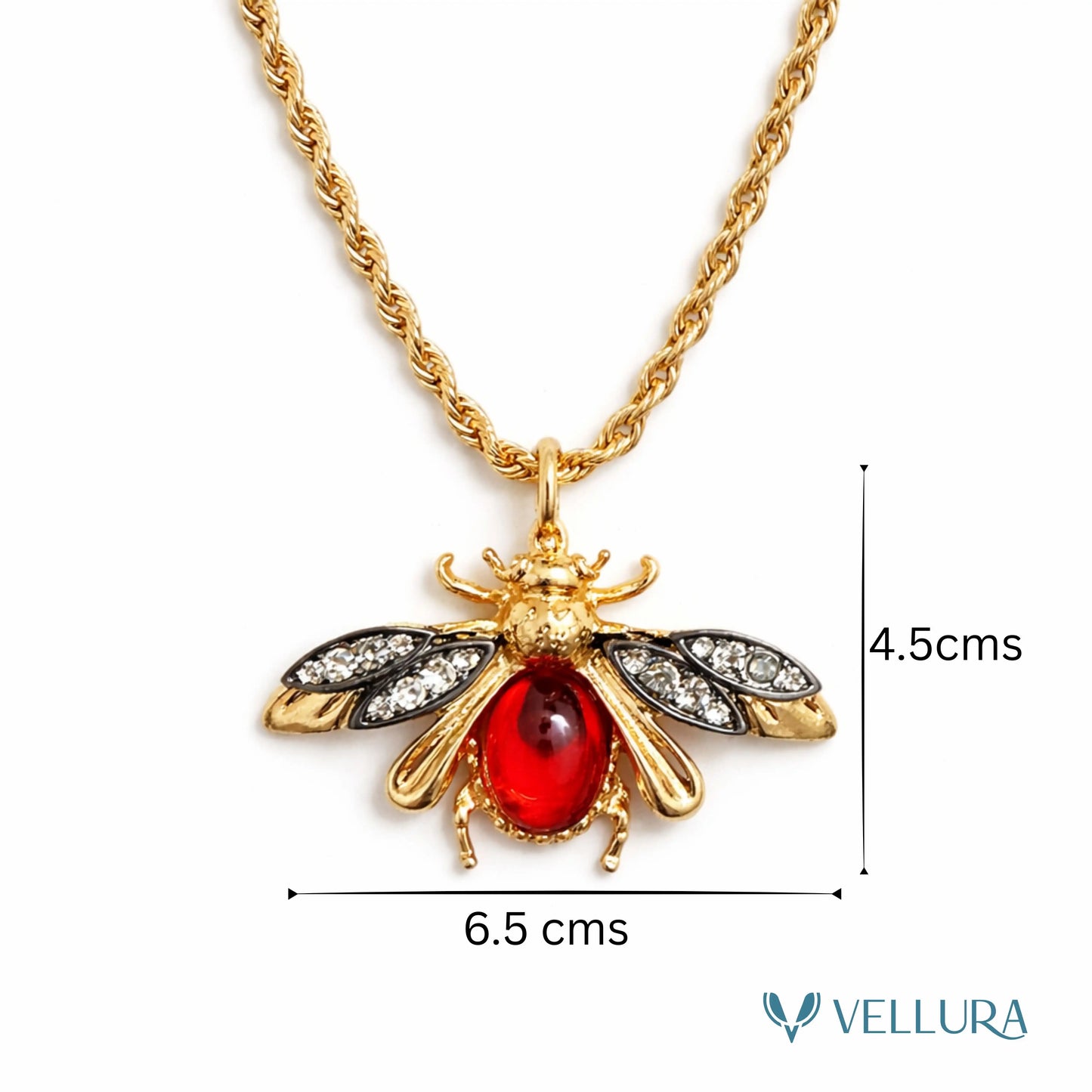 Luxury Bee Pendant Necklace
