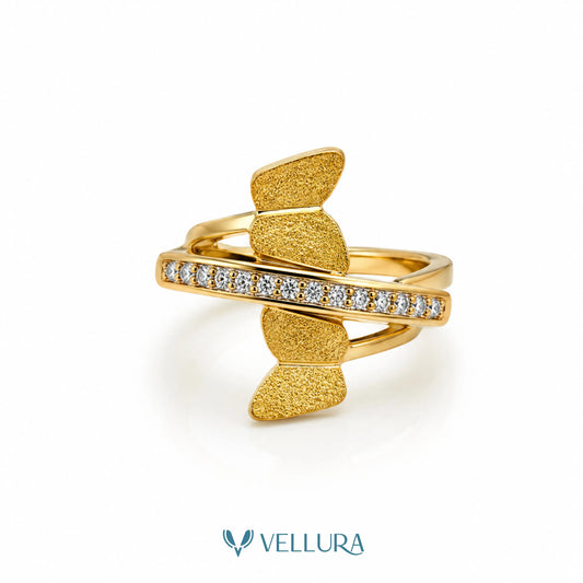 Crystal Wrap Adjustable Ring