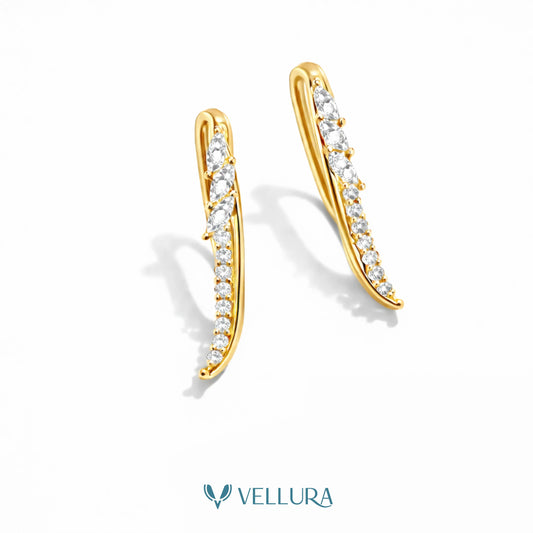 Drop Earrings- CZ Stones