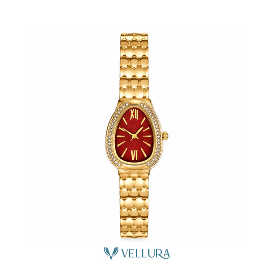 Imperial Red Sunburst Watch-Bvalgari Insipred
