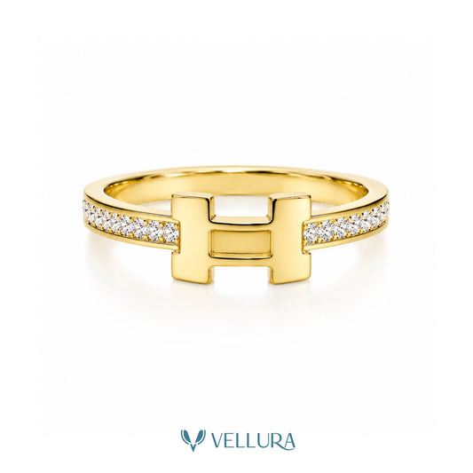 Crystal Hermes Ring