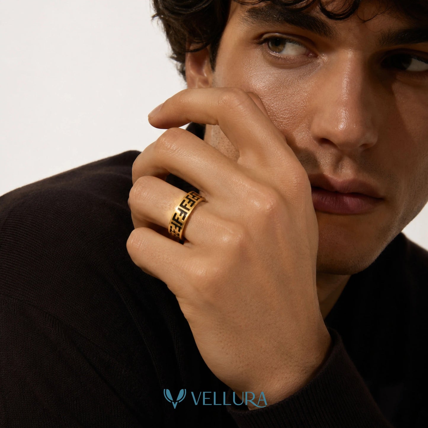 FENDI INSPIRED- Geometric Designer Ring