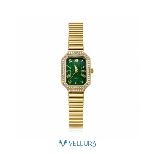 Emerald Majesty Crystal Watch