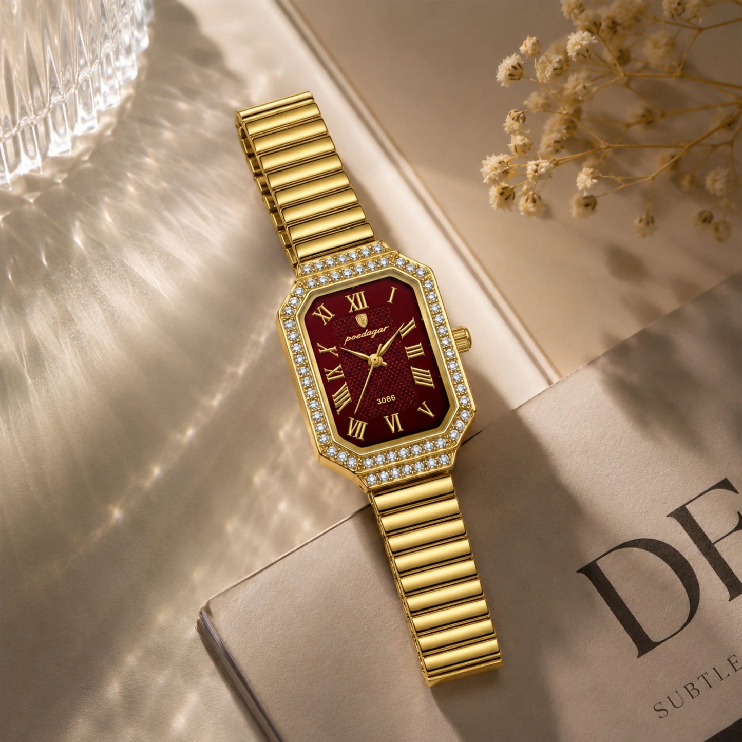 Ruby Majesty Crystal Watch