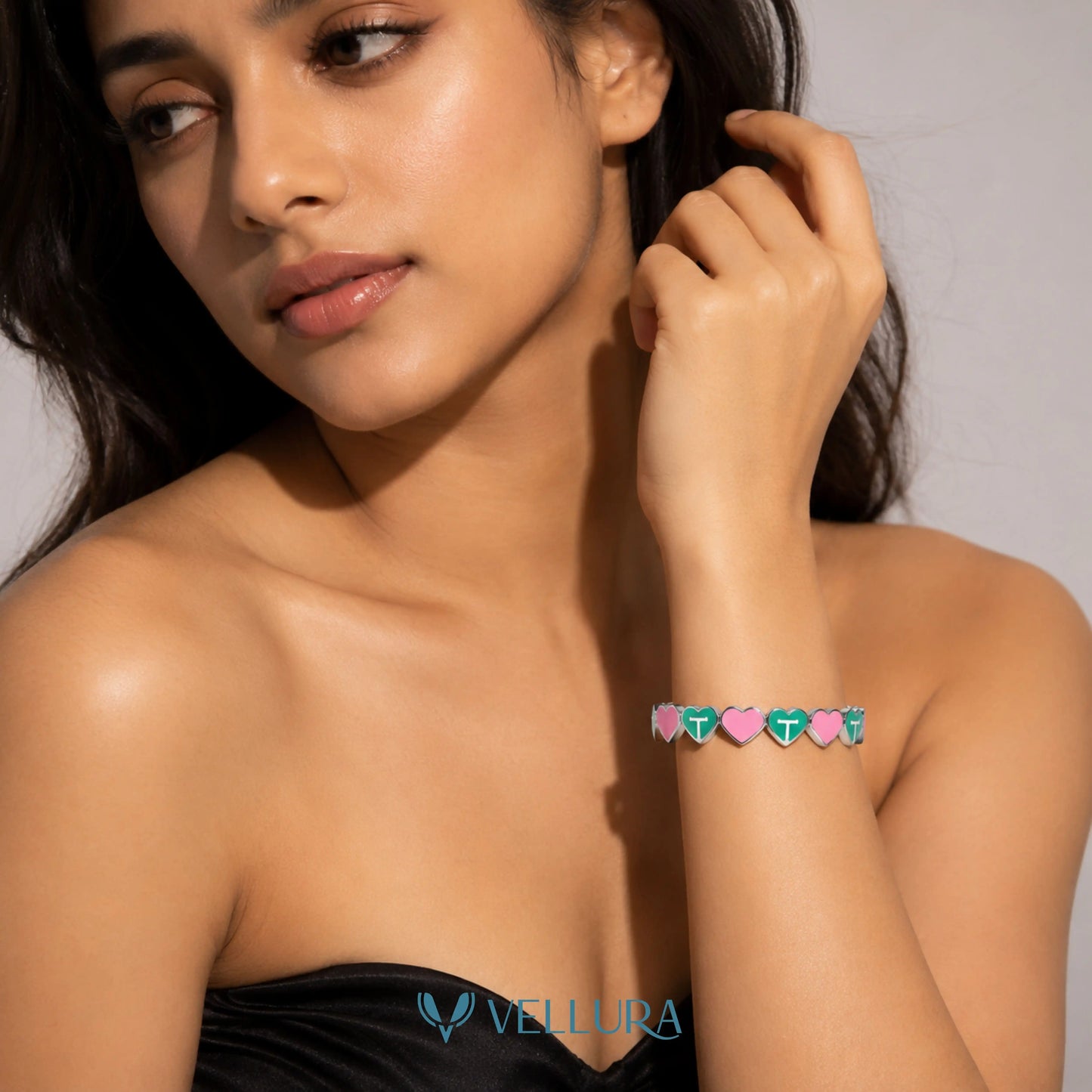 Luxury Heart Charm Bracelet