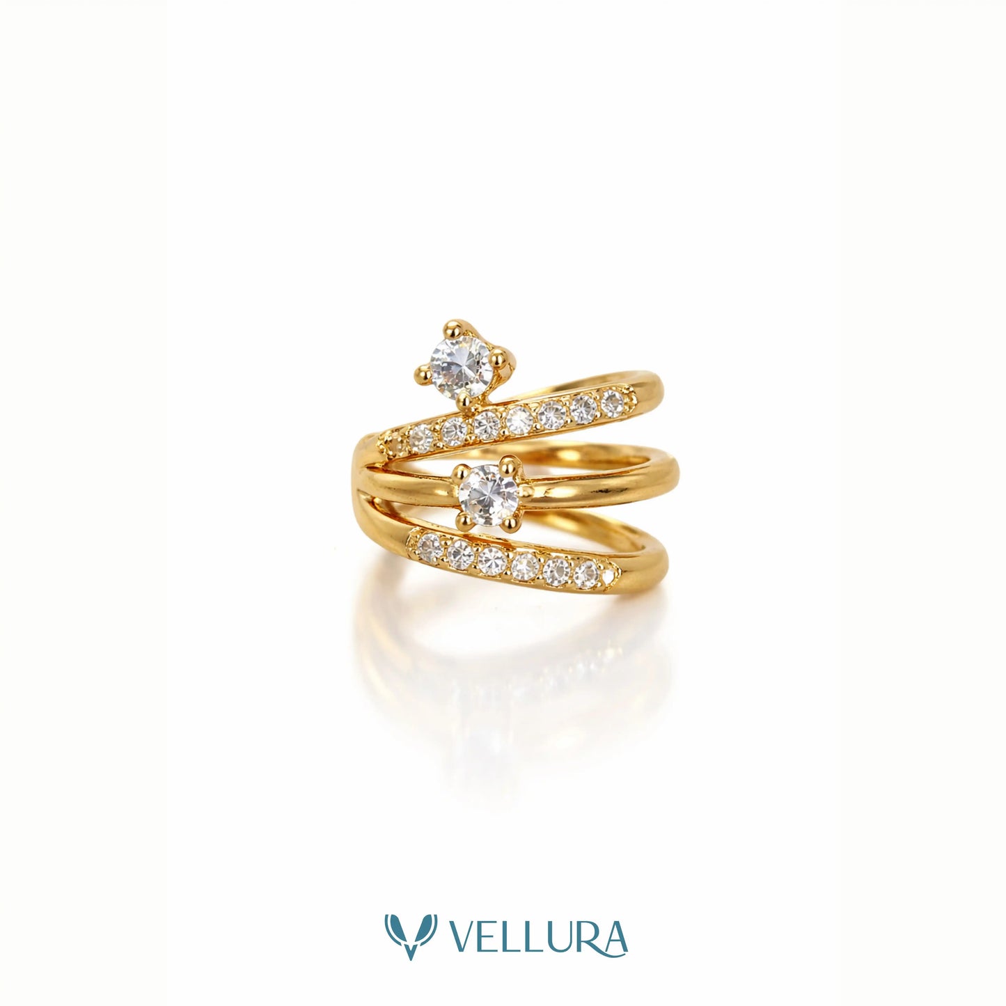 Gold Drop Ear Cuff