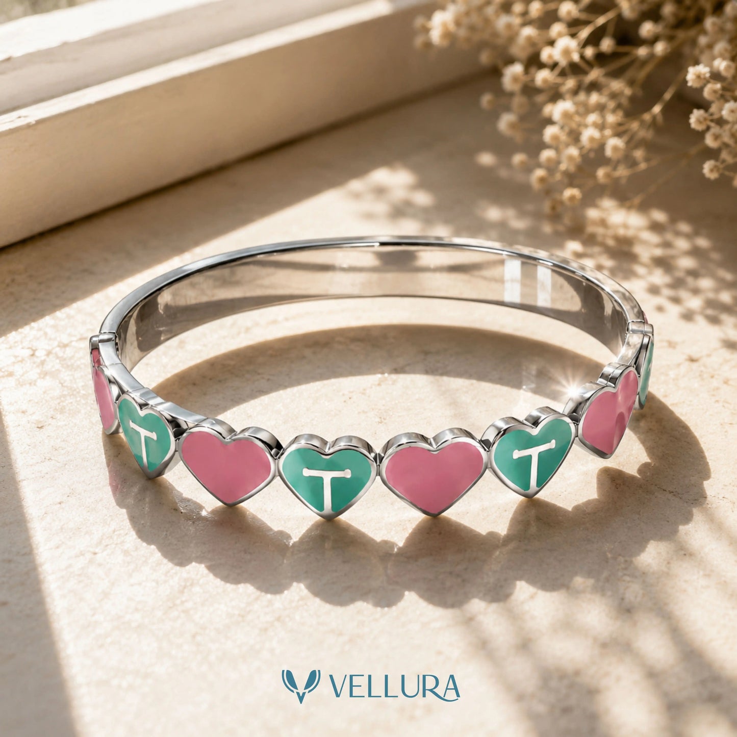 Luxury Heart Charm Bracelet