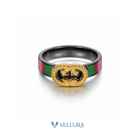Stripe Statement Ring-Gucci Insipred