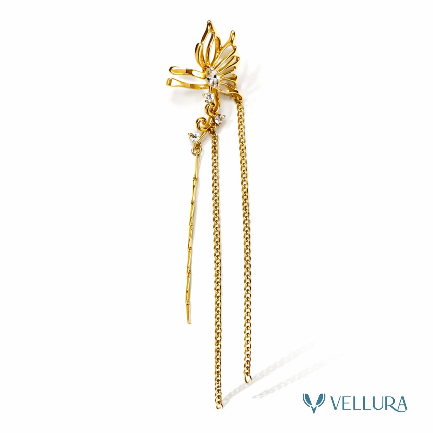 Gold Drop Ear Cuff