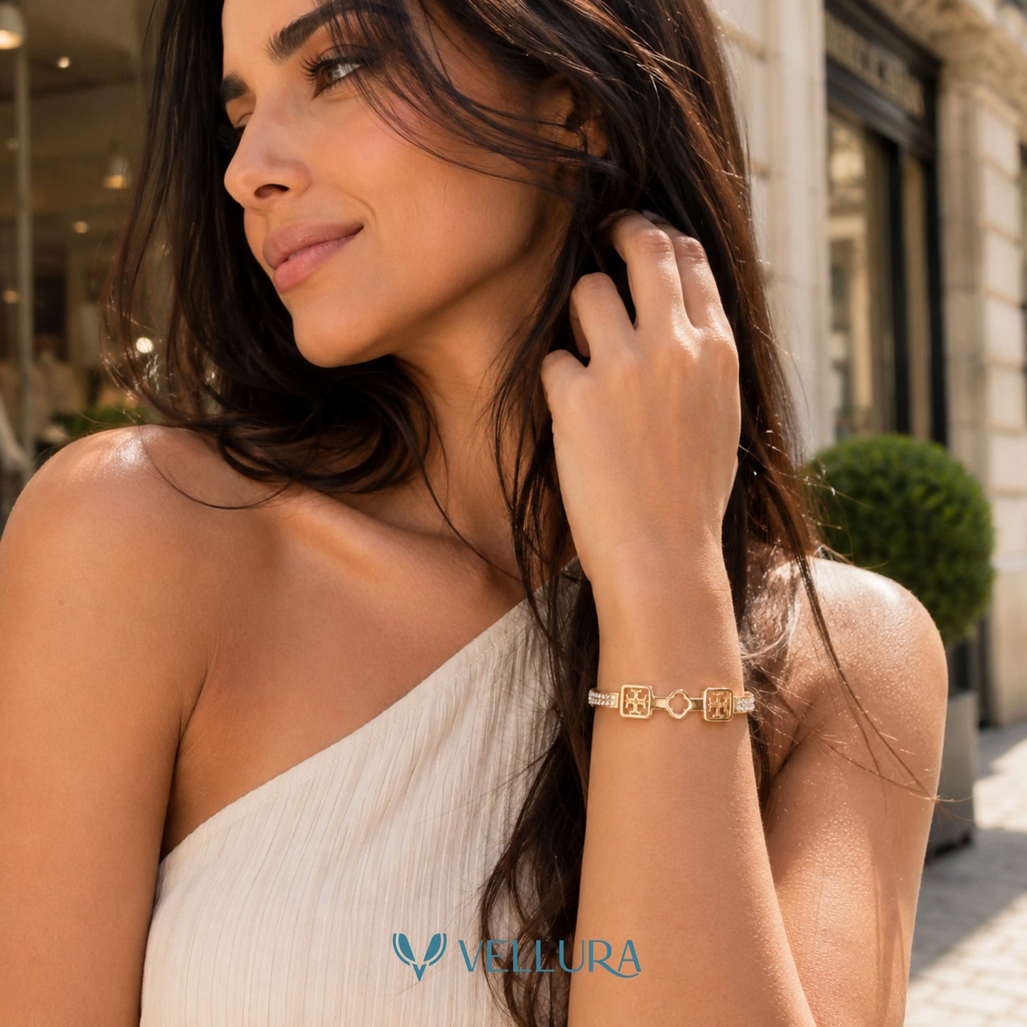 Crystal Designer Cuff Bracelet