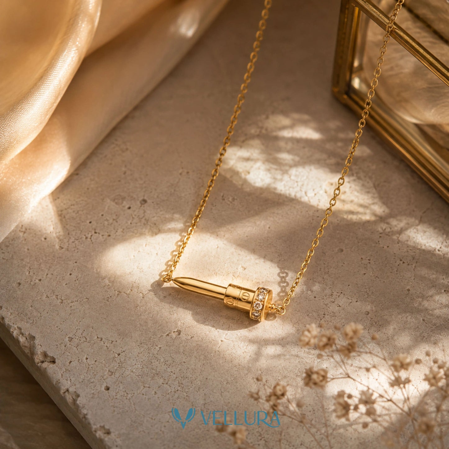Cartier Inspired Nail Pendant Necklace