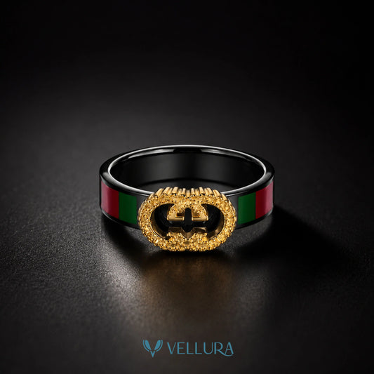 Stripe Statement Ring-Gucci Insipred