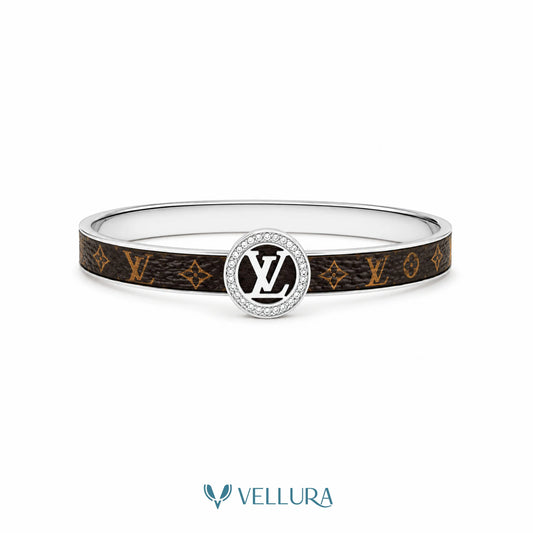 LV inspired Silver Unisex Bracelet