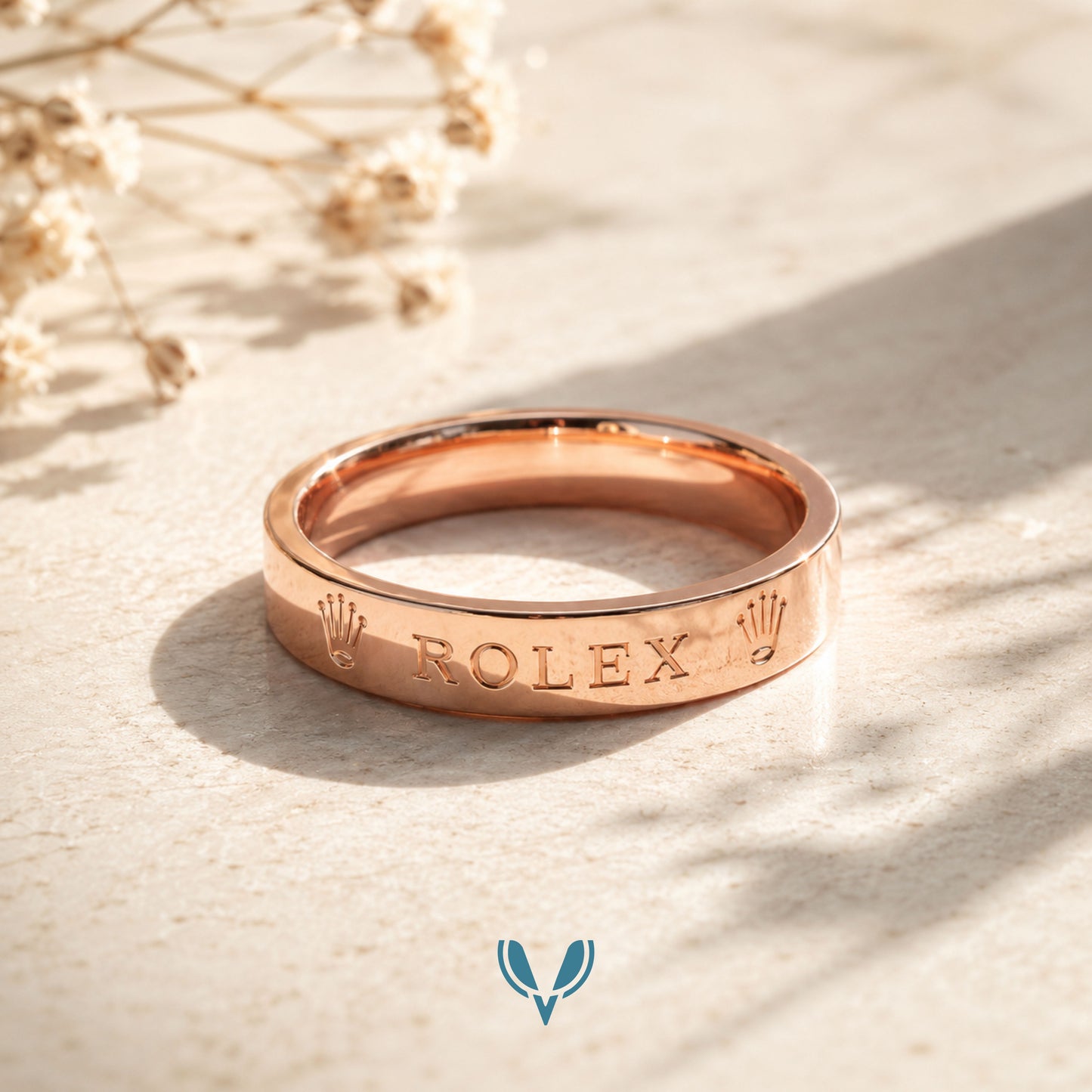 Rolex Inspired Band Ring