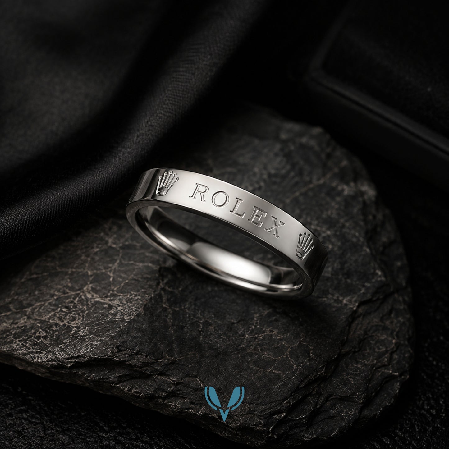Rolex Inspired Band Ring