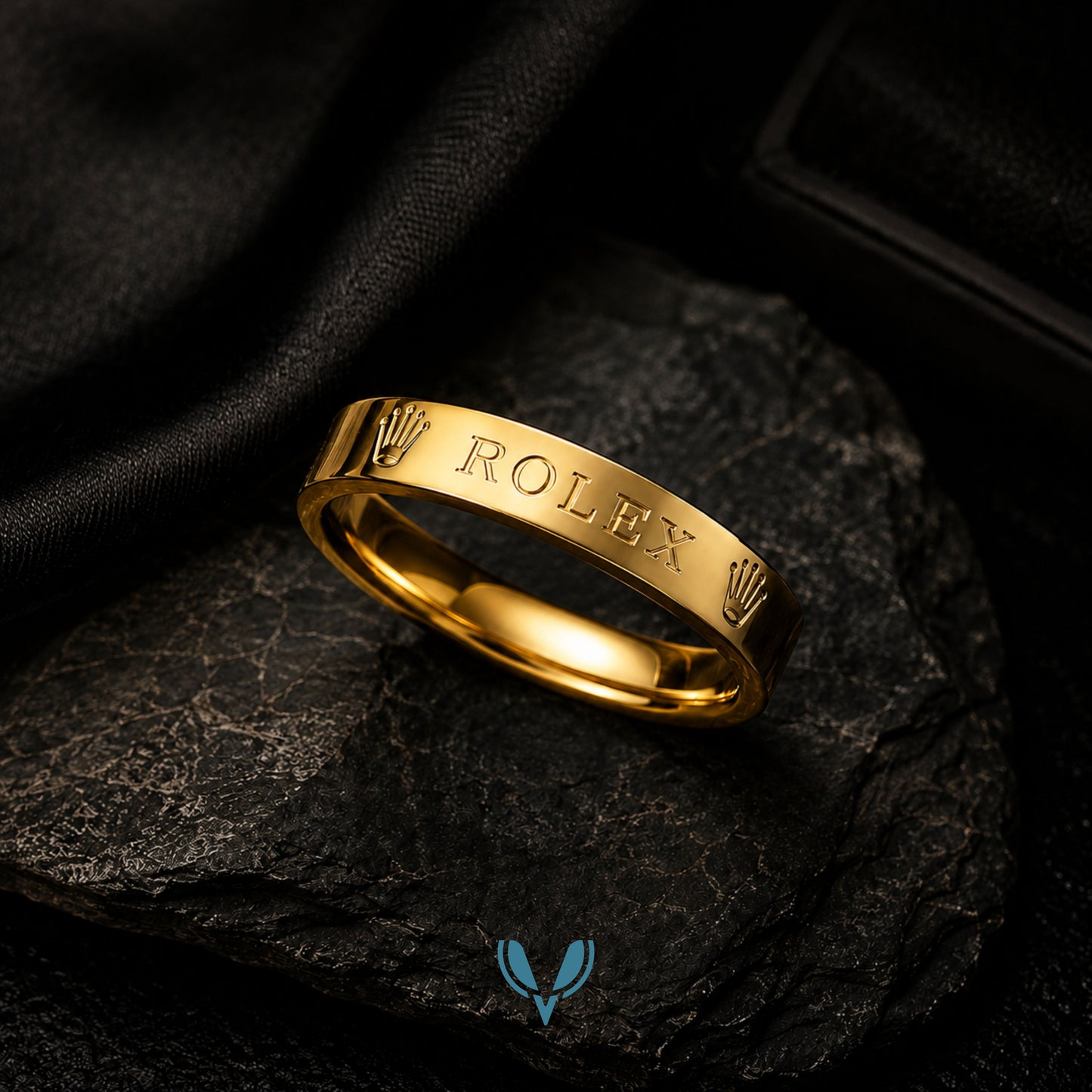 Rolex Inspired Band Ring
