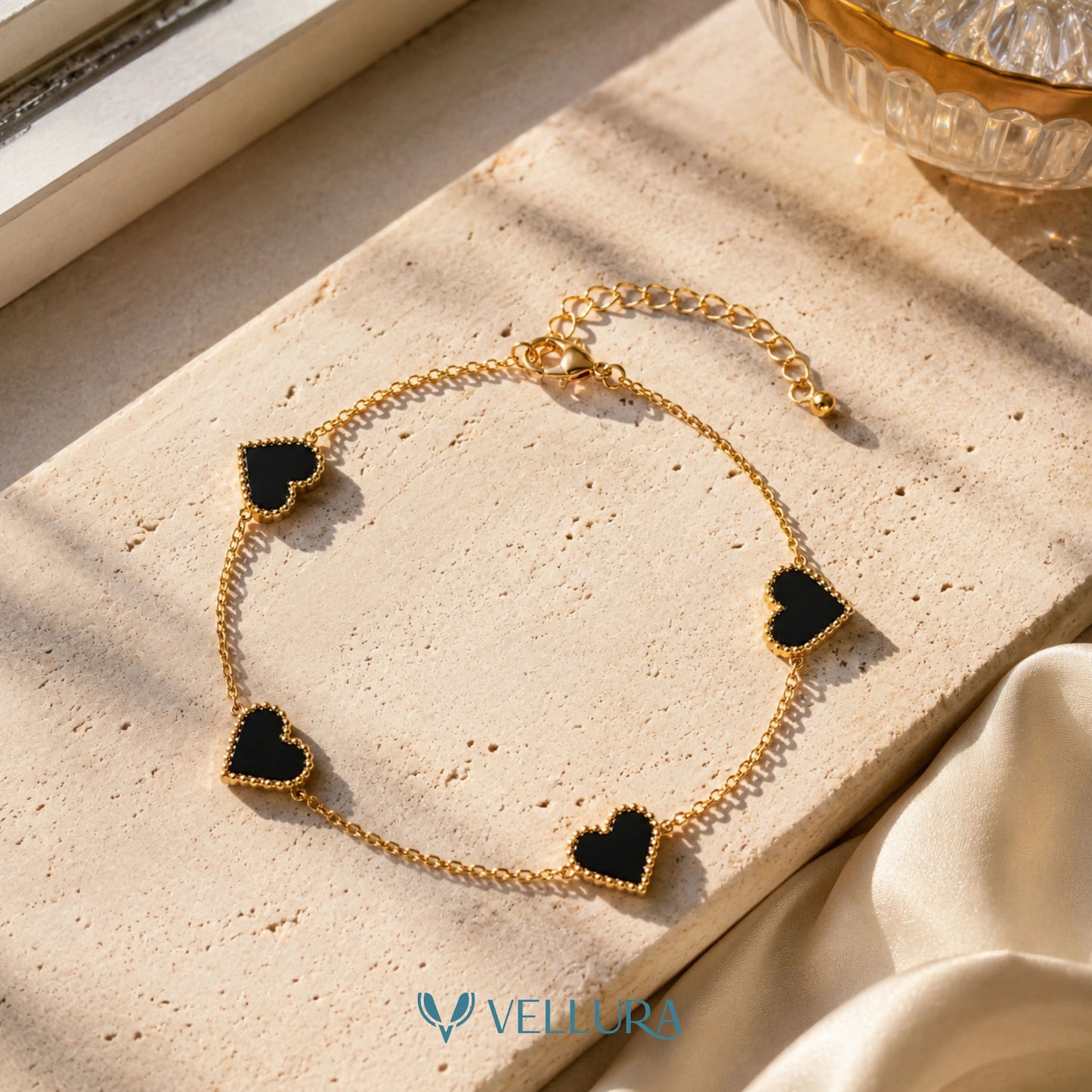 Luxury Heart Chain Bracelet