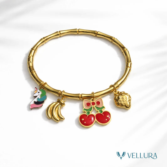 Gold Charm Bracelet