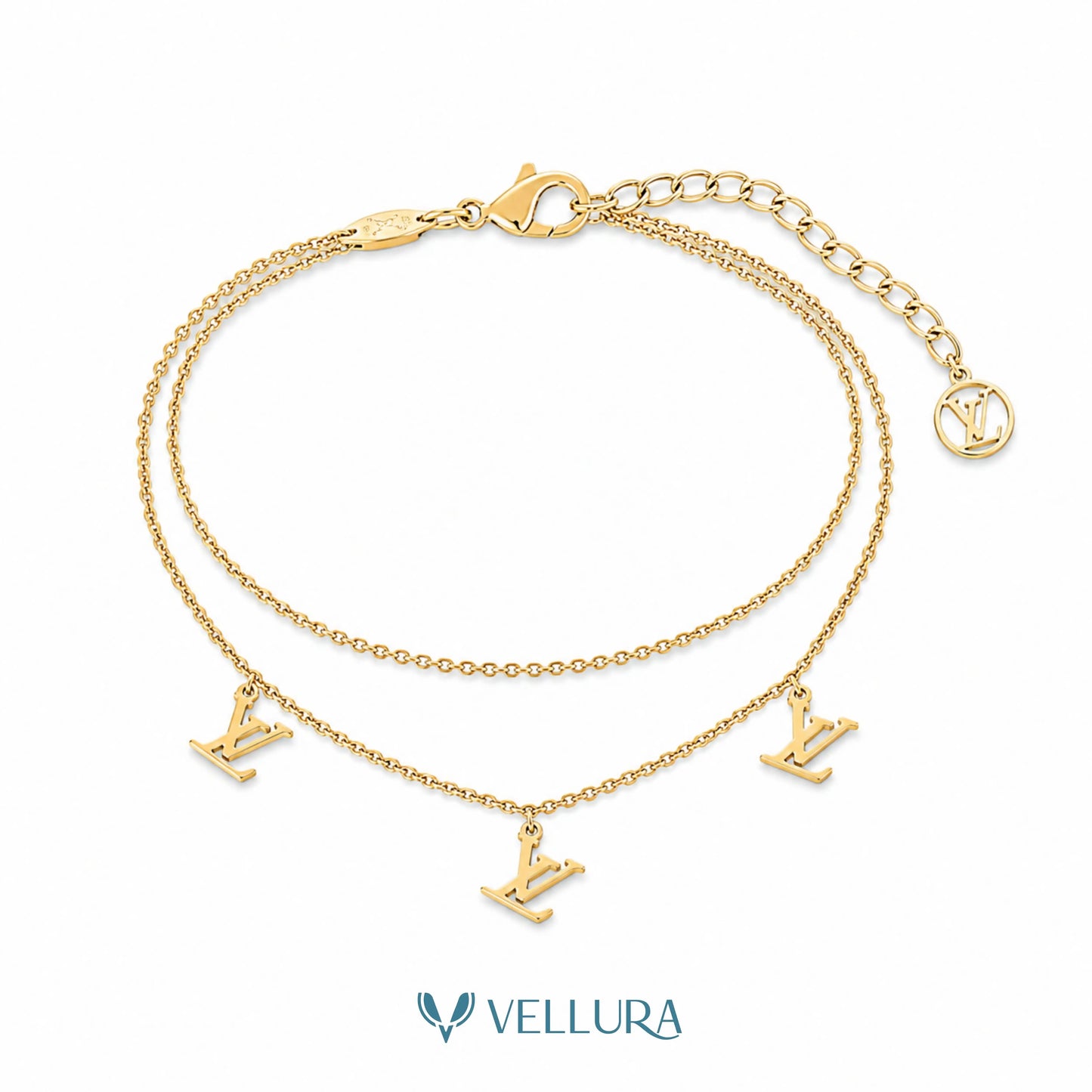LV INSPIRED Charm  Bracelet