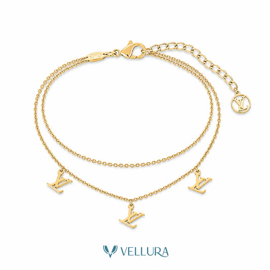 LV INSPIRED Charm  Bracelet