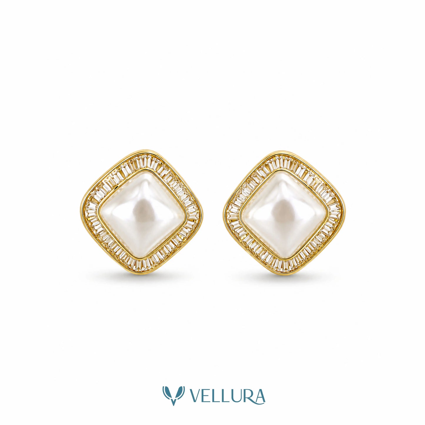 Pearl Stud Earrings