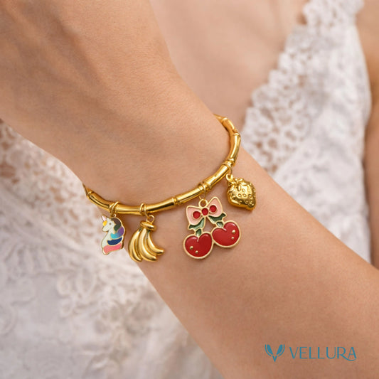 Gold Charm Bracelet