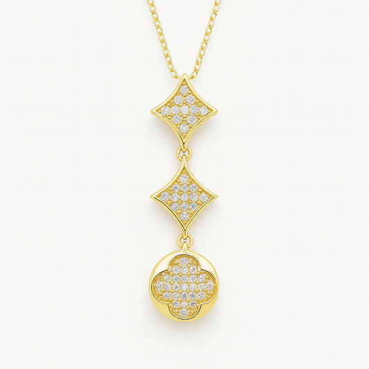 Anti-tarnish 18k Gold plated stainless steel necklace