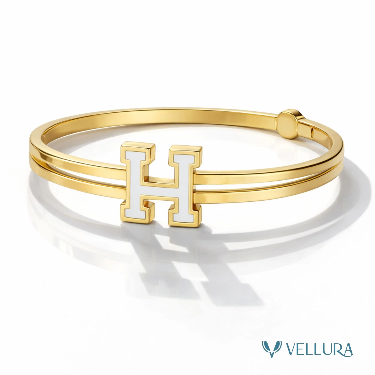 Hermès-Inspired Designer Bangle