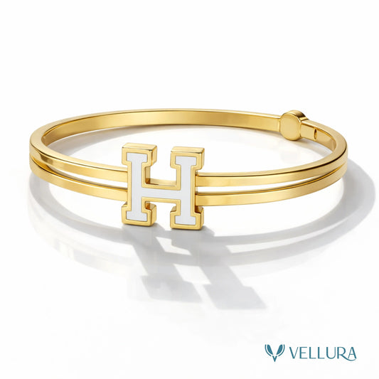 Hermès-Inspired Designer Bangle