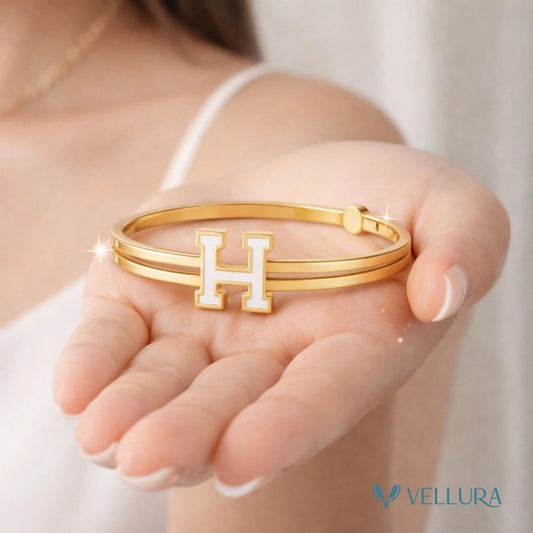 Hermès-Inspired Designer Bangle