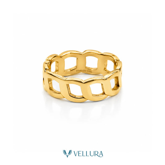 Gold Chain Link Ring