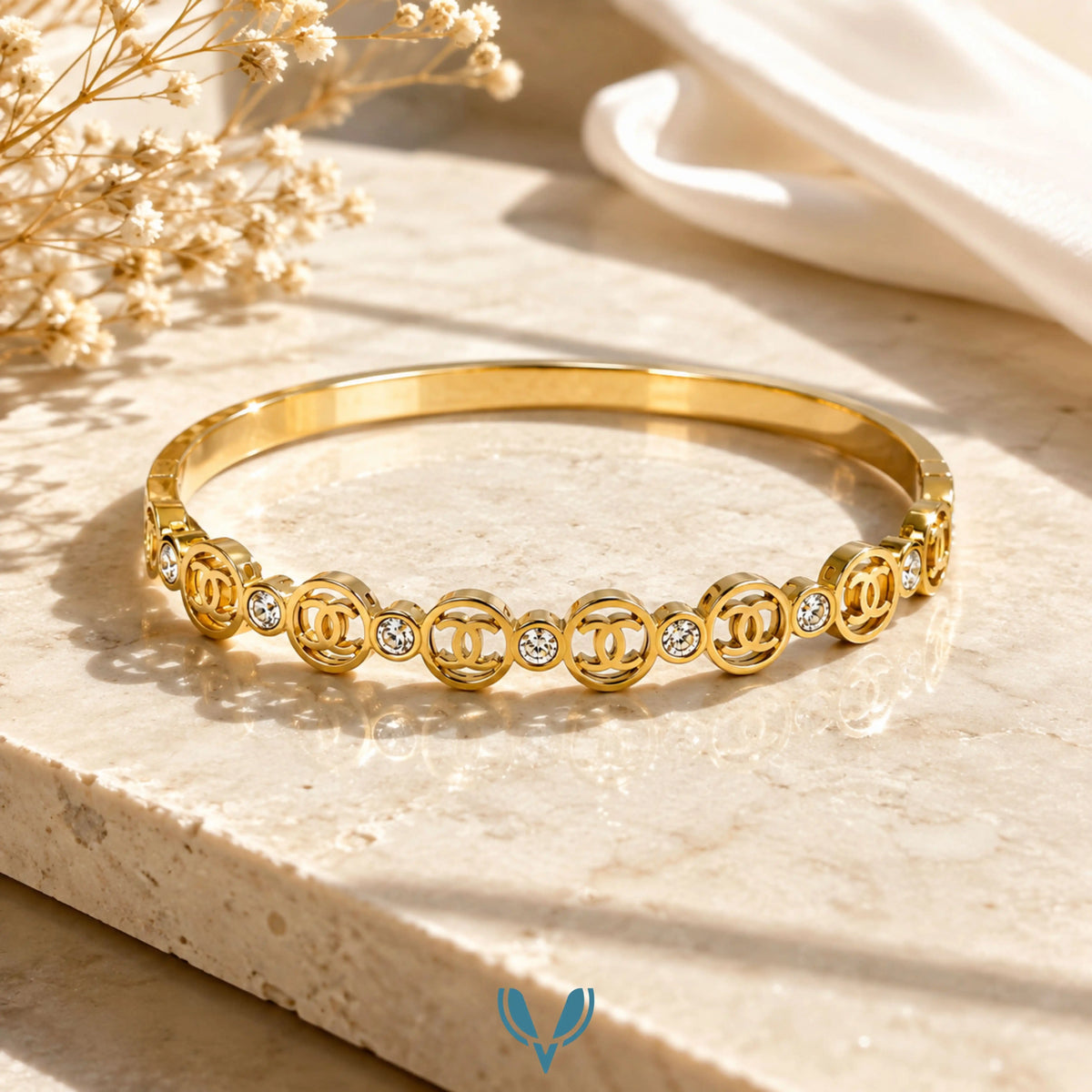 CC CZ Bangle Bracelet