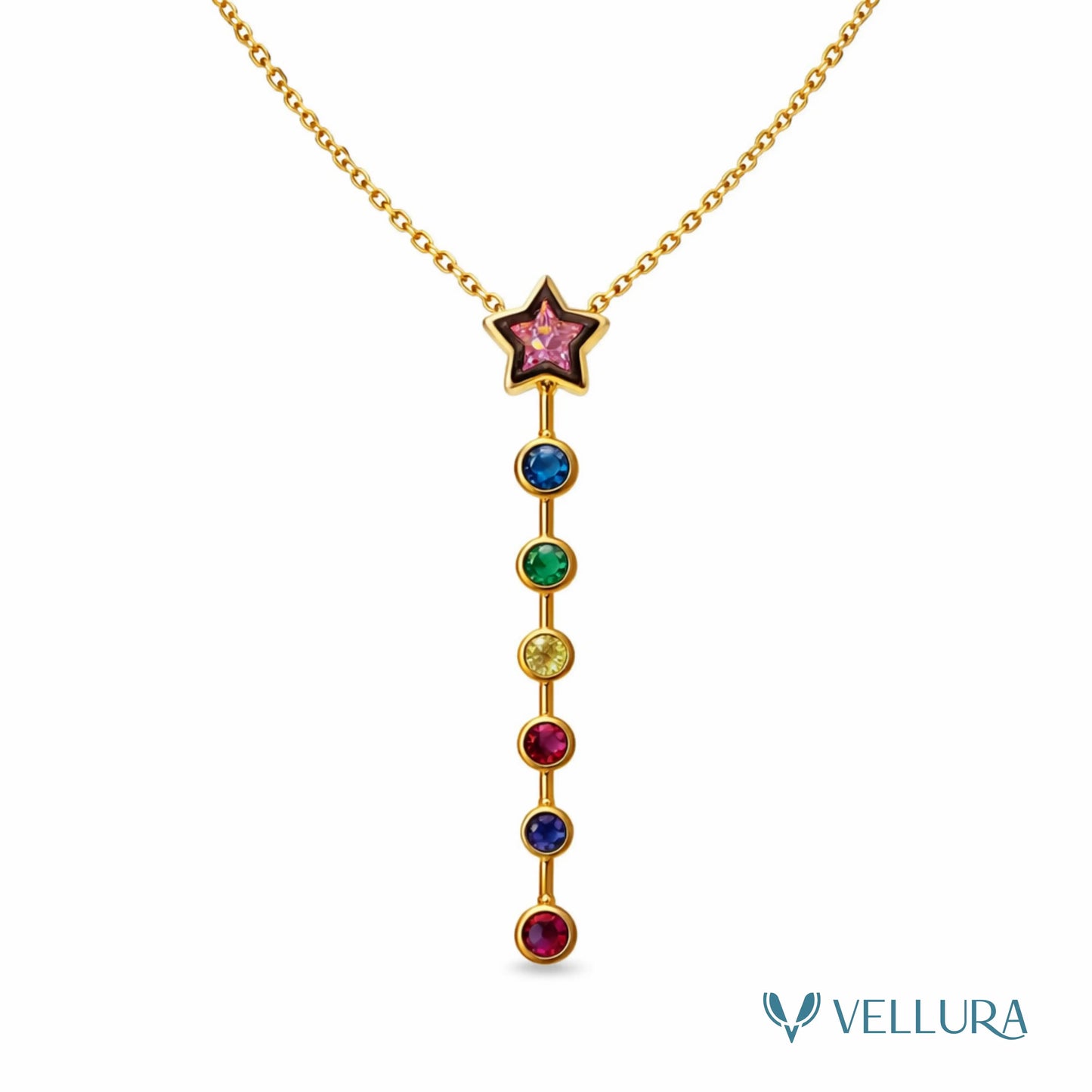 Star Drop Necklace