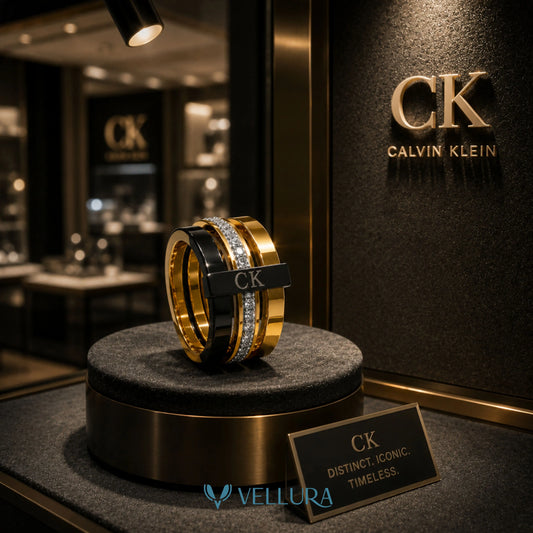 CK Inspired Crystal Ring