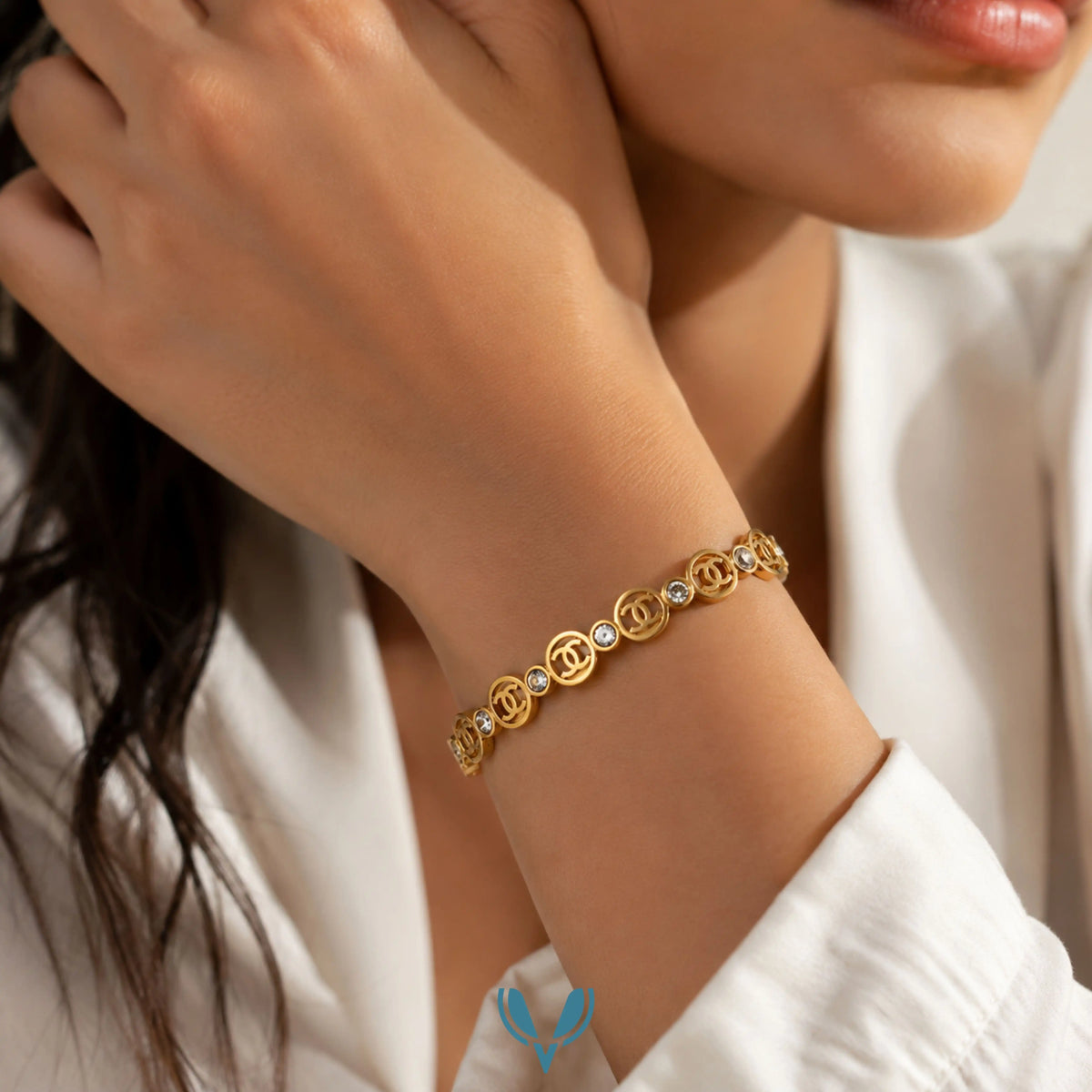 CC CZ Bangle Bracelet