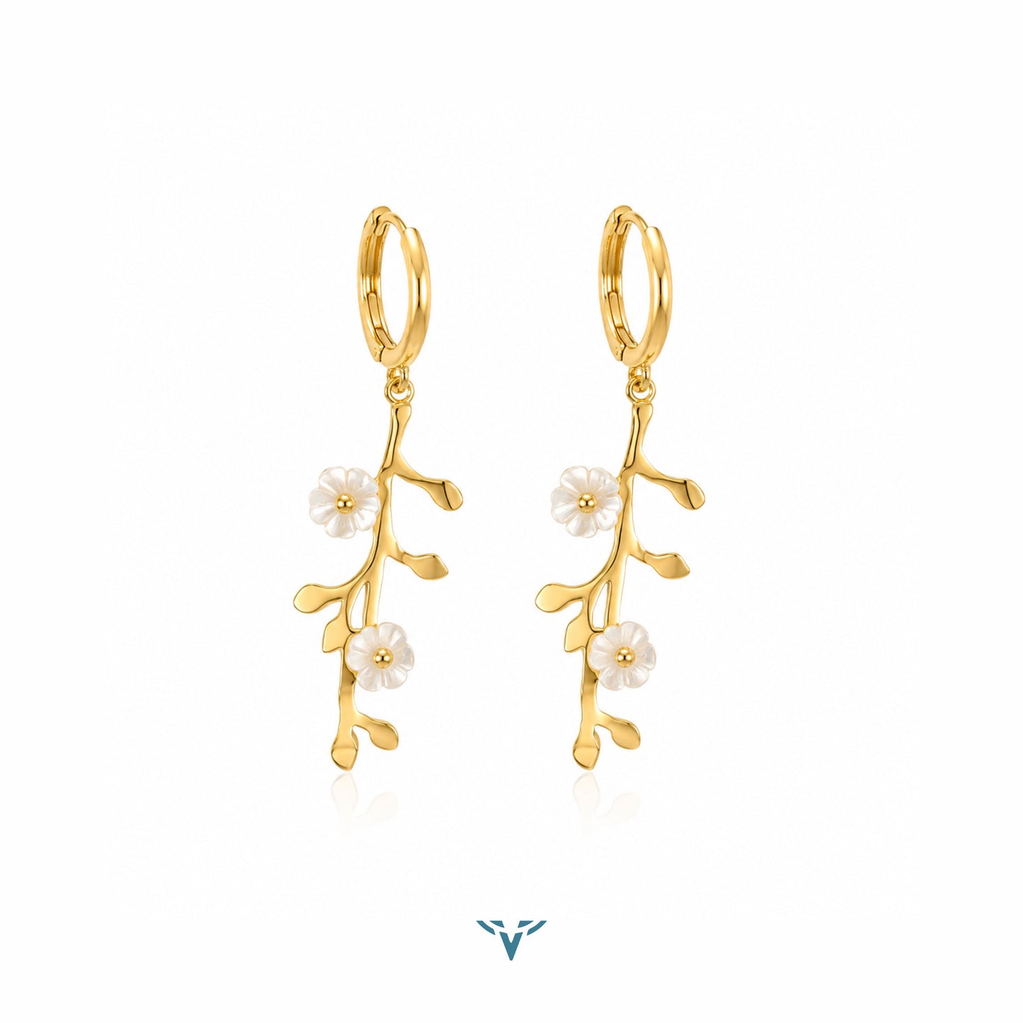 Floral Dangle Earrings